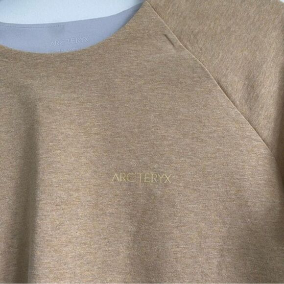 ARC’TERYX Women Momenta Centre Pullover Sweatshirt • Beige • XS - Picture 3 of 11